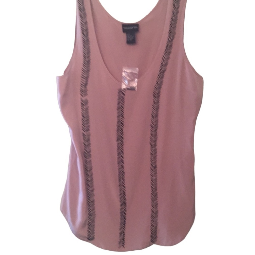 Central Park west top 100% silk new nud